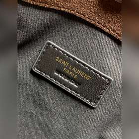 Коричневая замшевая сумка YSL Jamie в 