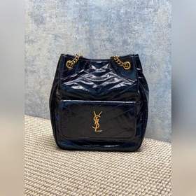 Сумка для покупок YSL из телячьей кожи