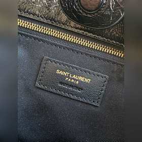 Сумка для покупок YSL из телячьей кожи