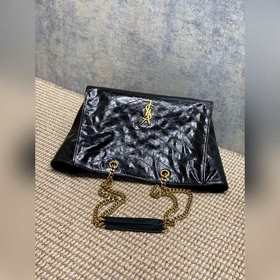 Сумка-тоут YSL Niki с черно-золотой це