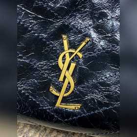 Сумка-тоут YSL Niki с черно-золотой це