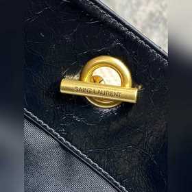 Сумка-тоут YSL Niki с черно-золотой це