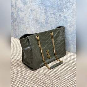 Сумка-тоут YSL Niki с черно-золотой це