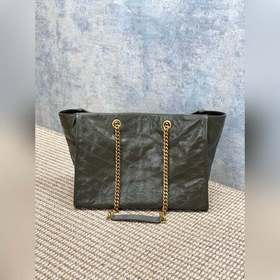 Сумка-тоут YSL Niki с черно-золотой це