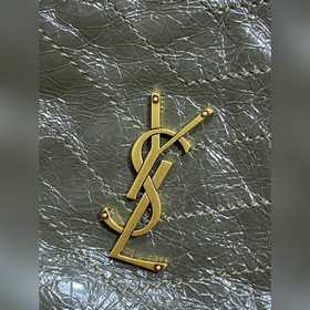 Сумка-тоут YSL Niki с черно-золотой це