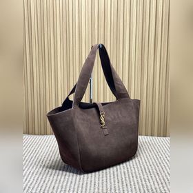 Сумка YSL Bea из замши, изготовленная