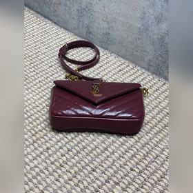 Сумка-почтальон YSL Mini College из во