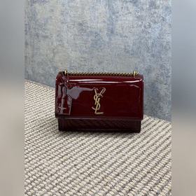 Сумка YSL Sunset из лакированной кожи