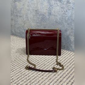 Сумка YSL Sunset из лакированной кожи 