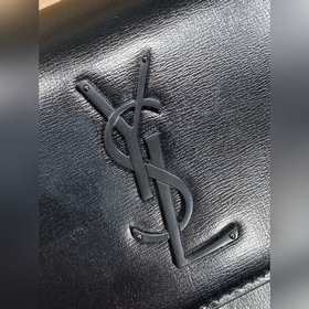 Сумка YSL Sunset с золотым логотипом —