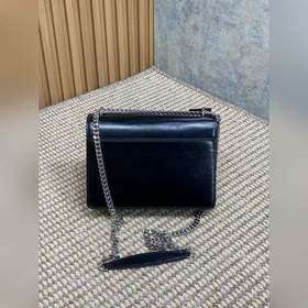 Сумка YSL Sunset с золотым логотипом —
