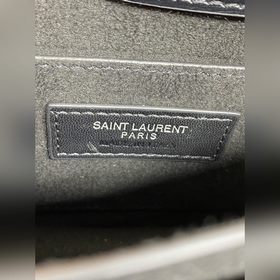 Сумка YSL Sunset с золотым логотипом —