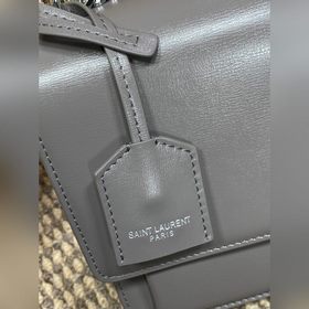 Сумка YSL Sunset с золотым логотипом —