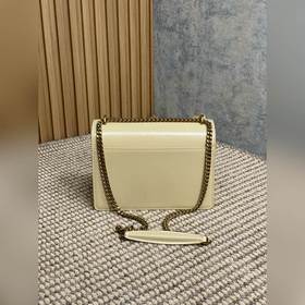Сумка YSL Sunset с золотым логотипом —