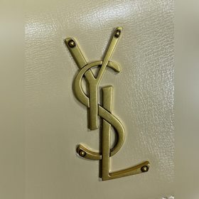 Сумка YSL Sunset с золотым логотипом —