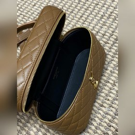 Коричневая сумка YSL Gaby из кожи под 
