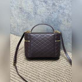 Коричневая сумка YSL Gaby из кожи под 