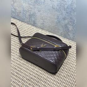Коричневая сумка YSL Gaby из кожи под 