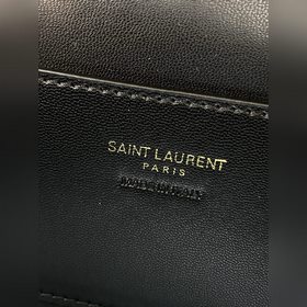 Коричневая сумка YSL Gaby из кожи под 