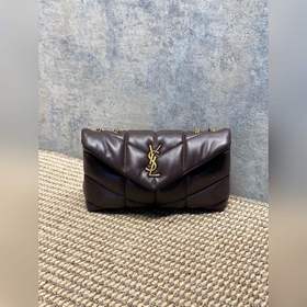 Коричневая сумка Saint Laurent louIou