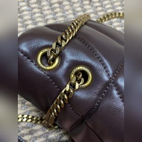 Коричневая сумка Saint Laurent louIou 