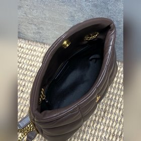 Коричневая сумка Saint Laurent louIou 