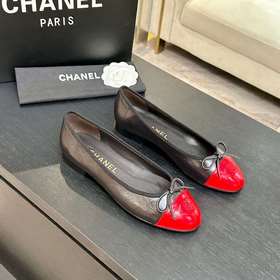 Классические балетки CHANEL с бантами