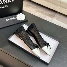 Классические балетки CHANEL с бантами