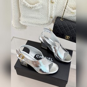 CHANEL — классические сандалии на толс
