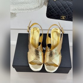 CHANEL — классические сандалии на толс