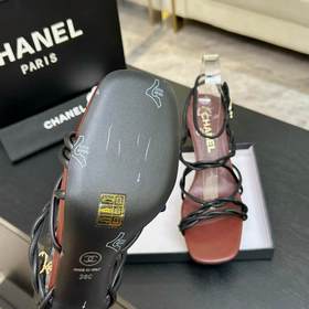 Сандалии CHANEL 26P с двойным C , т
