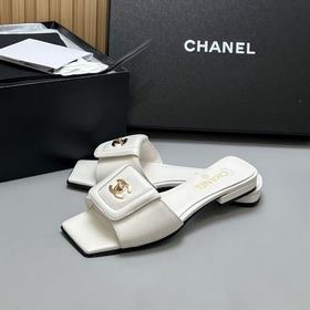 Сандалии CHANEL с квадратным носком и