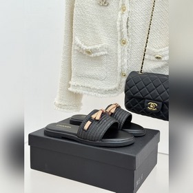 Слипоны CHANEL 26S с плетением виде б