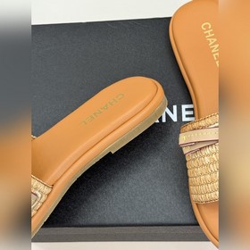 Слиперы CHANEL 26S с плетением виде б