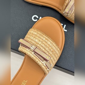 Слиперы CHANEL 26S с плетением виде б