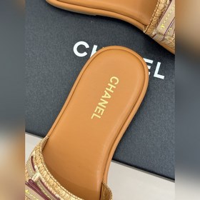 Слиперы CHANEL 26S с плетением виде б