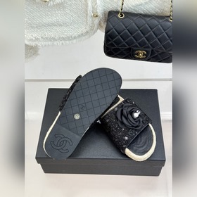 Классические сандалии CHANEL с двойны
