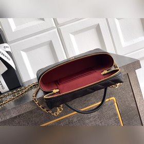 Черная импортная кожа. CHANEL 26ss LP：