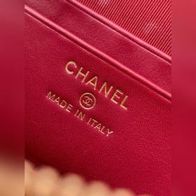 Зеленая сумка CHANEL 26ss LP с нежно-з