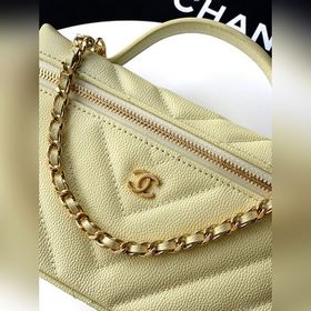 Янтарно-желтая сумка CHANEL 26ss LP с 