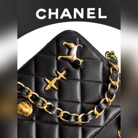 Классическая сумка CHANEL CF с металли