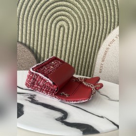 Chanel 25c, модель с подиума, красная 