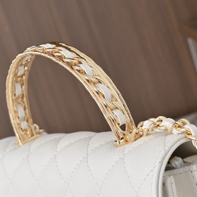 Сумка CHANEL 26P с черно-золотыми ручк