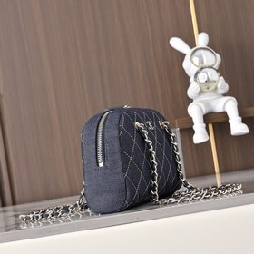 Серия Chanel 26P. Джинсовая сумка на ц