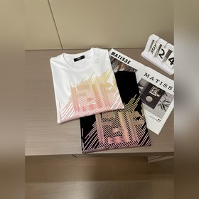 Fendi： свободная футболка с короткими 
