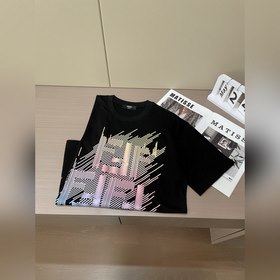 Fendi： свободная футболка с короткими 