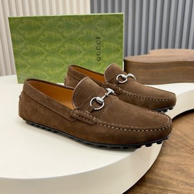 Классические лоферы GUCCI с застежкой 