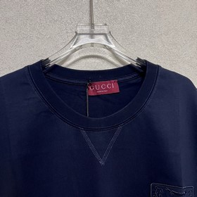 Футболка GUCCI с круглым вырезом и выш