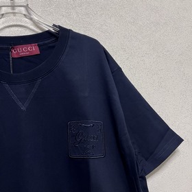 Футболка GUCCI с круглым вырезом и выш