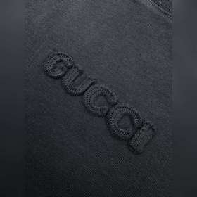 Футболка с вышитым логотипом Gucci, из